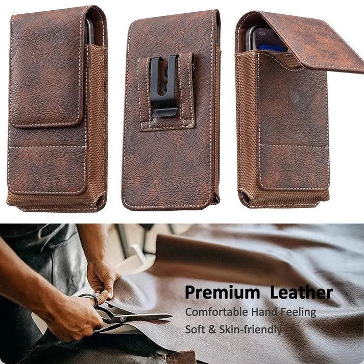 Magnetic Belt Phone Case – Secure Clip & Card Holder