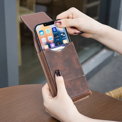 Magnetic Belt Phone Case – Secure Clip & Card Holder
