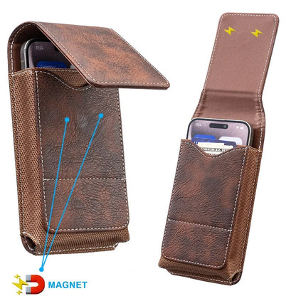 Magnetic Belt Phone Case – Secure Clip & Card Holder
