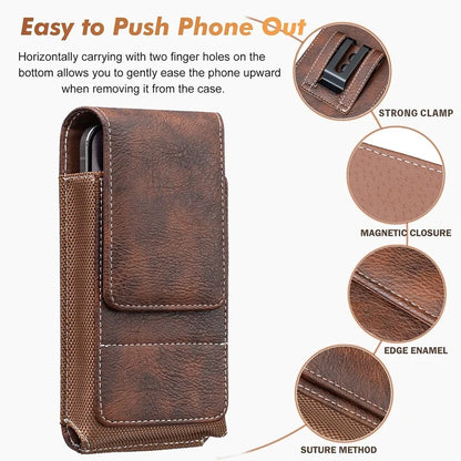 Magnetic Belt Phone Case – Secure Clip & Card Holder