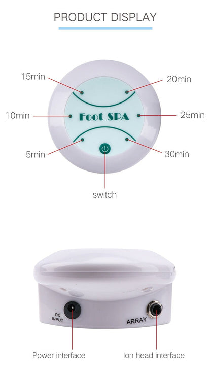 DrVerd™ Portable Ionic Detox Foot Bath Machine