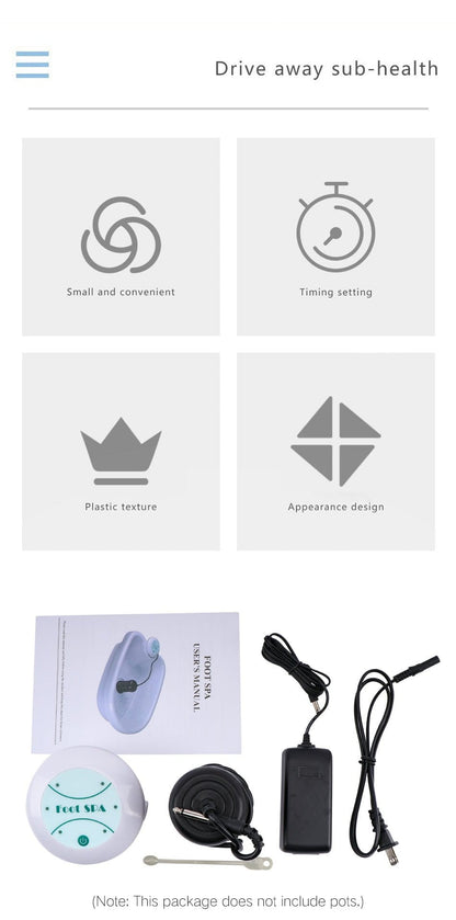 DrVerd™ Portable Ionic Detox Foot Bath Machine