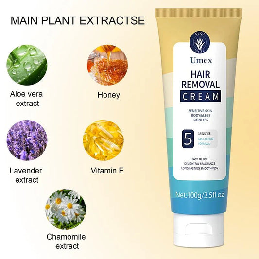 Umex Smooth Hair Removal Cream For Sensitive Skin