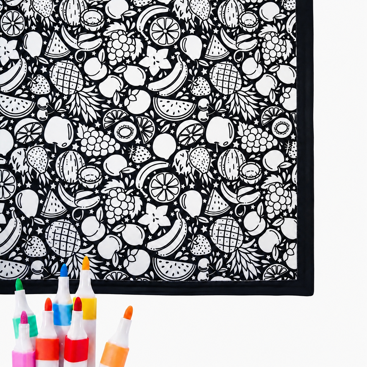 DIY Coloring Blanket with Markers