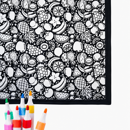 DIY Coloring Blanket with Markers