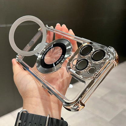 Airbag Anti-Drop iPhone Case | Invisible Ring Holder & Magnetic Kickstand for iPhone 15/14/13 Pro Max