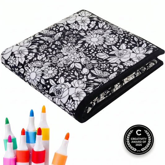 DIY Coloring Blanket with Markers